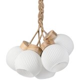  Visilica na sajli LOOMIS 5xE27/15W/230V 83 cm bež/hrast | Eponuda.com