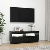 vidaXL TV omarica z LED lučkami črna 100x35x40 cm | Shoptok.si