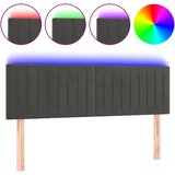  LED uzglavlje tamnosivo 144x5x78/88 cm baršunasto | Eponuda.com