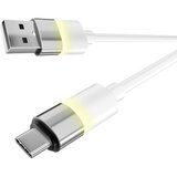 Avax Kabl CB312 Glowy / USB-A to USB-C / 18W / 1 m / White | Eponuda.com