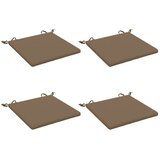  Jastučići za sjedalo od 4 dijela SOEST 4 kom. 100% poliester - Taupe (melange) 40 x 40 x 3 cm 4 | shoptok.hr