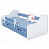 Made in Poland Krevet sa fiokom i dušekom 160x80 Dione Svetlo Plava | ePonuda.com