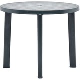 vidaXL Vrtna miza zelena 89 cm plastika Cene
