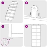  Klizna vrata zlatna 90 x 205 cm prozirno staklo ESG i aluminij | shoptok.hr