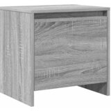  Noćni ormarić siva boja hrasta 45x34x44,5 cm konstruirano drvo | shoptok.hr