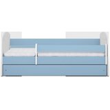  Drveni dječji krevet Classic 2 s ladicom - plavi - 160x80 cm - Bez madraca | shoptok.hr
