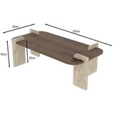 Hanah home sto za kafu leapiri walnut travertine | ePonuda.com