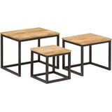 vidaXL komplet klubskih mizic 3 kosi trden mangov les | Shoptok.si