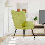  Stolica za opuštanje zelena od tkanine - Zelena 1 Bez naslona za noge | shoptok.hr