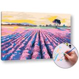  Slikanje po številkah POLJE LAVANDE - level started 60x40 cm | 60x40 cm - without frame | 60x40 cm - without frame | Shoptok.si