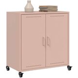 vidaXL Komoda roza 68,5x39x72 cm hladno valjano jeklo | Shoptok.si