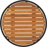  Set stolića za kavu 2 pcs Prirodna i crna 55 x 55 x 45 cm | shoptok.hr