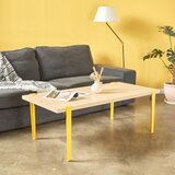 Wallity klub sto Fonissa 120x45x60​cm Smeđe-Žuti cene