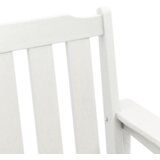 vidaXL vrtna klupa bijela 120 cm hdpe | shoptok.hr