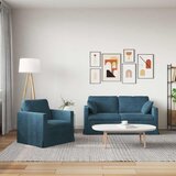  Set sofe 2 pcs Plava 158 x 78 x 80 cm Baršun | Eponuda.com