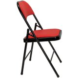 MID.YOU Zložljiv Stol Tudela Pu, Rdeča | Shoptok.si