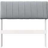  Tapecirani uzglavlje Svijetlo siva 75 cm Čvrsto borovo drvo | shoptok.hr