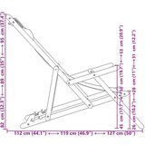 vidaXL Zložljivi stoli za plažo 2 kosa blago s potiskom listja les | Shoptok.si