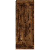  Visoka komoda dimljeni hrast 34,5x34x180cm konstruiranog drva | shoptok.hr