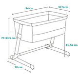Lionelo krevetić 5u1 Thomi plus, Grey Concrete | shoptok.hr