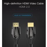  HDMI 2.0 4K kabl 10m metalno kuciste, pozlacen konektor, platnom presvucen kabl crni | Eponuda.com