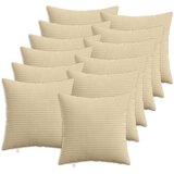  Presvlaka za jastuk 12 pcs HEERLEN Zelena Siva 50 x 50 cm Kord Slike