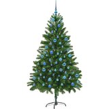 vidaXL Božično drevo med 300 LED z stojalom Zelena 180 cm PE | Shoptok.si