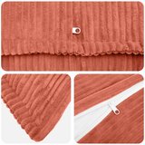  Presvlaka za jastuk 2 kom. HOUTEN Crvena narančasta 65 x 65 cm - Crvena narančasta 65 x 65 cm 2 | shoptok.hr