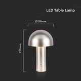  LED prigušiva punjiva stona lampa LED/1W/5V 3000-6000K 1800 mAh zlatna | Eponuda.com