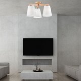  Plafonski luster ANDREA 3xE27/60W/230V hrast/bela | Eponuda.com