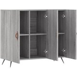  Komoda boja hrasta sonome 90 x 34 x 80 cm konstruirano drvo | shoptok.hr