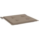  Jastuci za vrtne stolice 6 kom smeđesivi 40x40x3 cm od tkanine | shoptok.hr