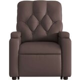  naslonjač na podizanje od umjetne kože smeđi | shoptok.hr