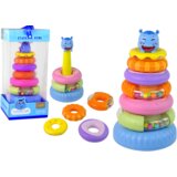  Senzorne edukativne piramide s šarenim obručima - zvečka | Shoptok.si
