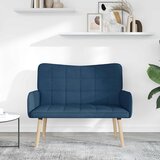  Kauč za dvoje Plava 115 x 61 x 87 cm tkanina | Eponuda.com