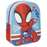 Ranac predškolski 3D Spidey 2100004955 plavo-crveni
