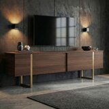 Hanah home onera - milano tv stalak u orahu i zlatnoj boji Cene