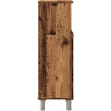  Kupaonski ormarić staro drvo 30x30x95 cm izrađeno drvo Smeđa | shoptok.hr