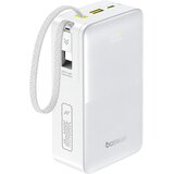 Baseus EnerFill FC51 Bipow 2 Pro prenosna baterija 30000mAh 22W z vgrajenim USB-C kablom bele barve Cene