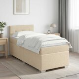  Boxspring krevet s madracem Krem 80 x 200 cm Tkanina | shoptok.hr