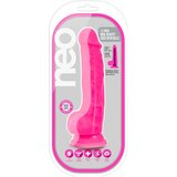 Blush Neo – dildo z vakuumskim podstavkom – 19 cm (roza) | Shoptok.si