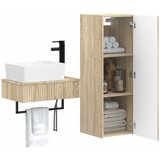  Set namještaja za kupaonicu 2 kom. Hrast sonoma Smeđa 33 x 34,5 x 100 cm | Shoptok.si