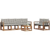  Set vanjskih sofa 7 kom. Prirodna i svijetlo siva | shoptok.hr
