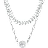 Moment ženska ogrlica GX2082B srebrna Cene