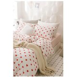 Mila Home Kremno bela posteljnina za zakonsko posteljo/podaljšana iz renforce bombaža z rjuho/4-delna 200x220 cm Mini Hearts – | Shoptok.si