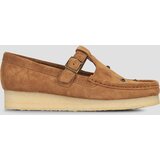 Clarks Originals Čevlji Derby WALLABEE T BAR Kostanjeva Cene