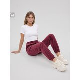 Sinsay Hlače od velura s rebrastim rubovima | shoptok.hr