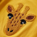  Dječja majica dugih rukava tamna oker boja 116 | shoptok.hr