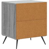  Noćni ormar 2 kom. Siva sonoma 43 x 34,5 x 50 cm | shoptok.hr