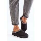 Kesi Comfortable slippers with embroidery women's inblu FX000021 black Cijene